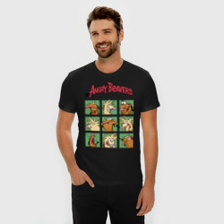 Мужская футболка хлопок Slim The Angry Beavers братья-близнецы - фото 2