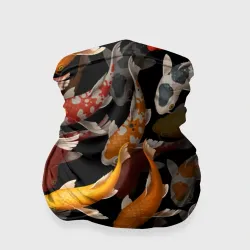 Бандана-труба 3D Карпы кои Японские