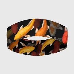 Повязка на голову 3D Карпы кои Японские