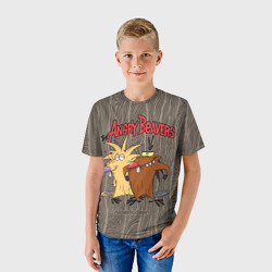 Детская футболка 3D Даг и Норберт - крутые бобры - фото 2