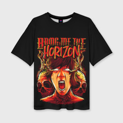 Женская футболка oversize 3D Bring Me the Horizon