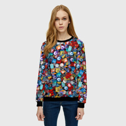 Женский свитшот 3D Языки программирования - фото 2