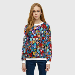 Женский свитшот 3D Языки программирования - фото 2