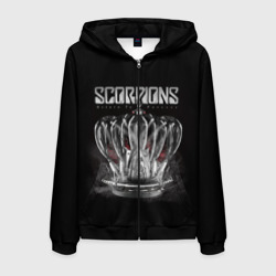 Мужская толстовка 3D на молнии Scorpions