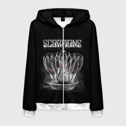 Мужская толстовка 3D на молнии Scorpions