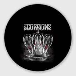 Круглый коврик для мышки Scorpions