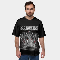 Мужская футболка oversize 3D Scorpions - фото 2