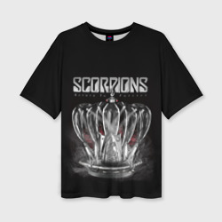 Женская футболка oversize 3D Scorpions