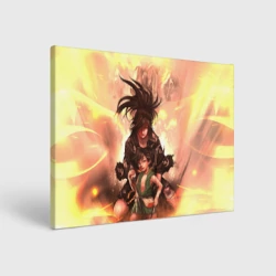 Холст прямоугольный Хяккимару Такебо Дороро