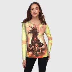 Женский лонгслив 3D Хяккимару Такебо Дороро - фото 2