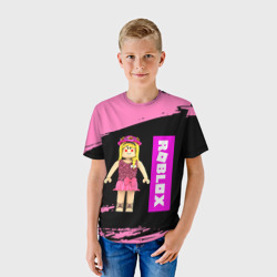 Детская футболка 3D Barbie Roblox Роблокс - фото 2