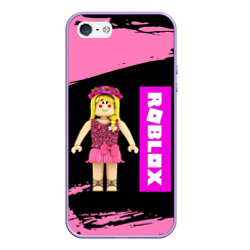 Чехол для iPhone 5/5S матовый Barbie Roblox Роблокс