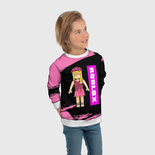 Детский свитшот 3D Barbie Roblox Роблокс, цвет 3D печать - фото 5