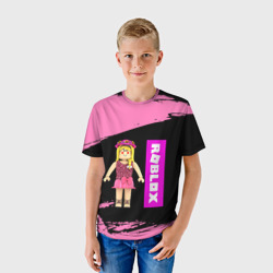 Детская футболка 3D Barbie Roblox Роблокс - фото 2