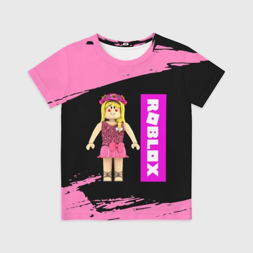 Детская футболка 3D Barbie Roblox Роблокс