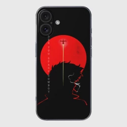 Чехол для iPhone 16 силиконовый с защитой камеры Ковбой Бибоп