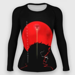 Женский рашгард 3D Ковбой Бибоп