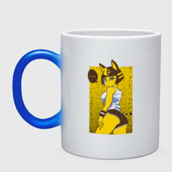 Кружка хамелеон Ankha waifu