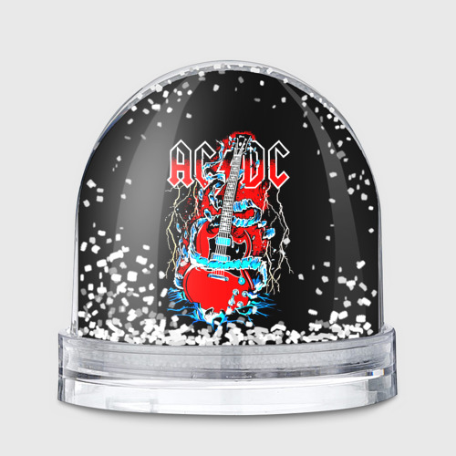 Игрушка Снежный шар AC/DC гитара