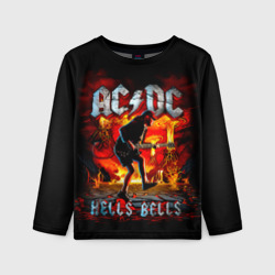 Детский лонгслив 3D ACDC hells bells