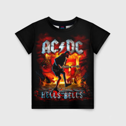 Детская футболка 3D ACDC hells bells