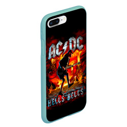 Чехол для iPhone 7Plus/8 Plus матовый ACDC hells bells - фото 2