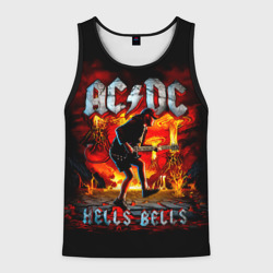 Мужская майка 3D ACDC hells bells