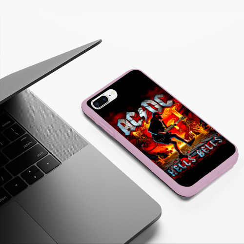 Чехол для iPhone 7Plus/8 Plus матовый ACDC hells bells - фото 5