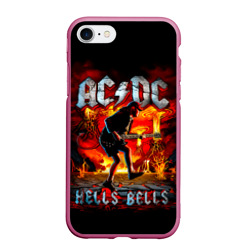 Чехол для iPhone 7/8 матовый ACDC hells bells