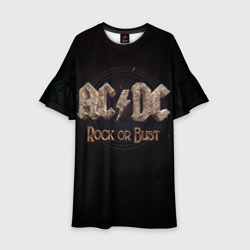 Детское платье 3D AC/DC Rock or Bust