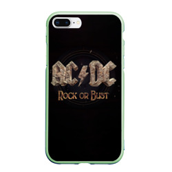 Чехол для iPhone 7Plus/8 Plus матовый AC/DC Rock or Bust