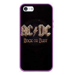 Чехол для iPhone 5/5S матовый AC/DC Rock or Bust