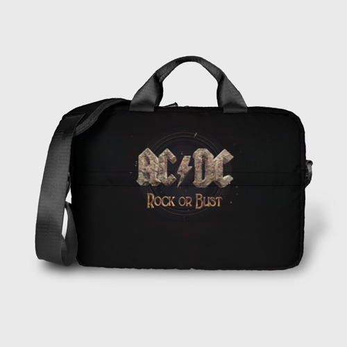 Сумка для ноутбука 3D AC/DC Rock or Bust, цвет 3D печать