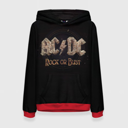 Женская толстовка 3D AC/DC Rock or Bust