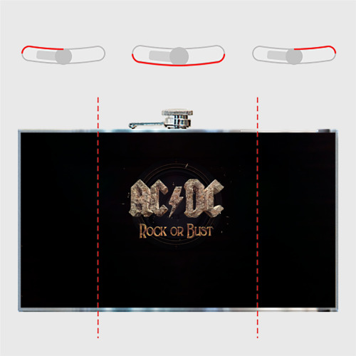 Фляга AC/DC Rock or Bust - фото 5