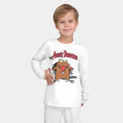 Детская пижама с лонгсливом хлопок Крутые Бобры - фото 2