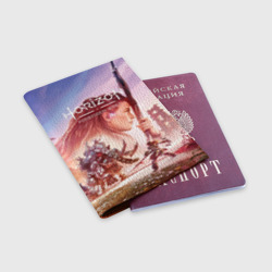 Обложка для паспорта матовая кожа Элой Horizon Forbidden West de - фото 2