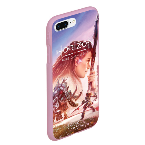 Чехол для iPhone 7Plus/8 Plus матовый Элой Horizon Forbidden West de, цвет розовый - фото 3