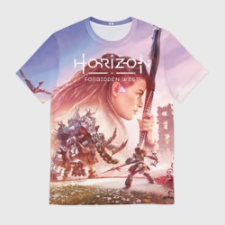 Мужская футболка 3D Элой Horizon Forbidden West de