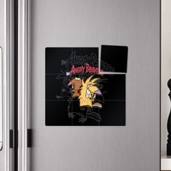 Плакат с принтом Крутые Бобры Даг и Норберт для любого человека, вид спереди №4. Цвет основы: белый