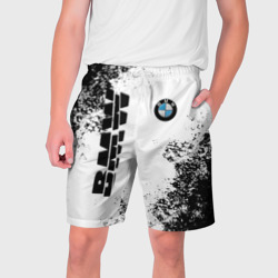 Мужские шорты 3D BMW БМВ разрезанное лого
