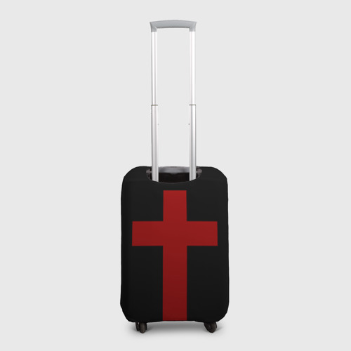 Чехол для чемодана 3D Красный Крест, цвет 3D печать - фото 2