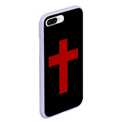 Чехол для iPhone 7Plus/8 Plus матовый Красный Крест - фото 2