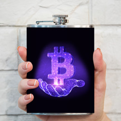 Фляга Bitcoin IN hand биткоин - фото 2