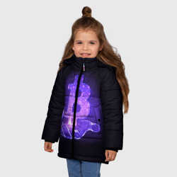Зимняя куртка для девочек 3D Bitcoin IN hand биткоин - фото 2