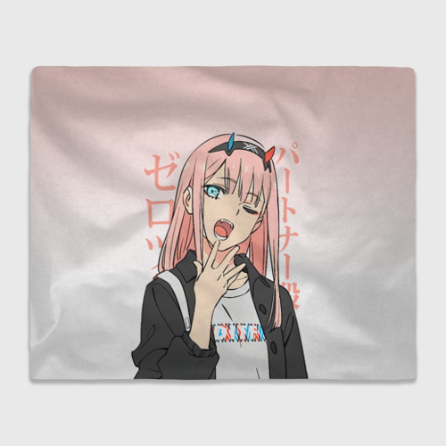 Плед 3D Zero Two Darling in the Franxx