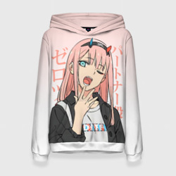 Женская толстовка 3D Zero Two Darling in the Franxx