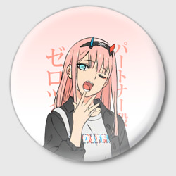 Значок Zero Two Darling in the Franxx