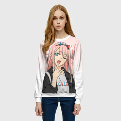 Женский свитшот 3D Zero Two Darling in the Franxx - фото 2