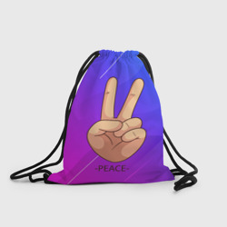 Рюкзак-мешок 3D Всем мир peace